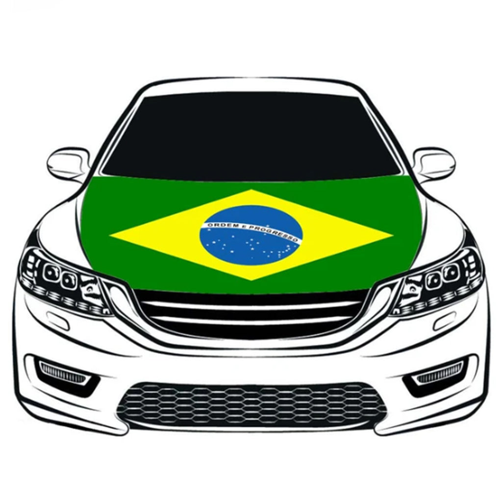 World Cup Car Hood Flag Cover