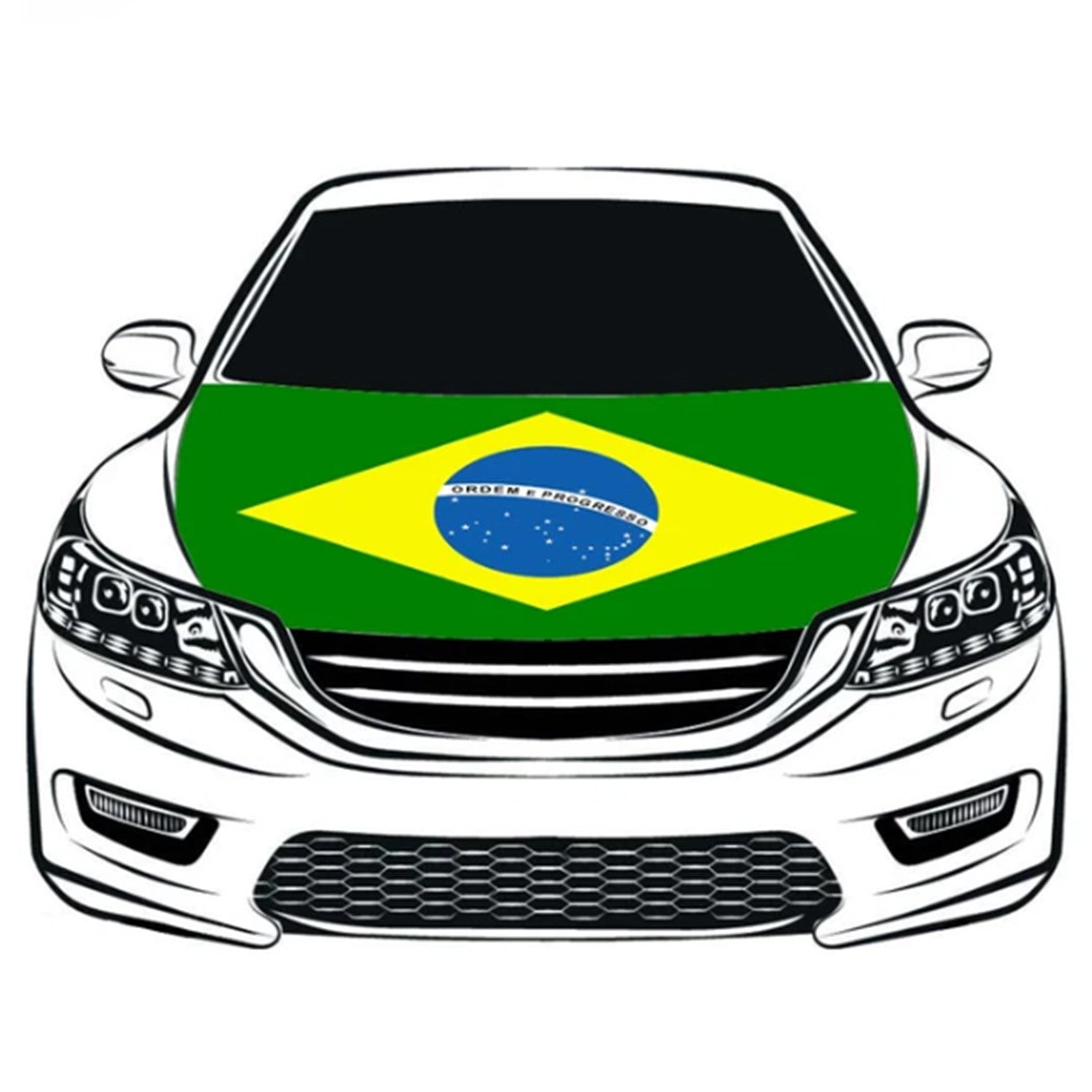 World Cup Car Hood Flag Cover