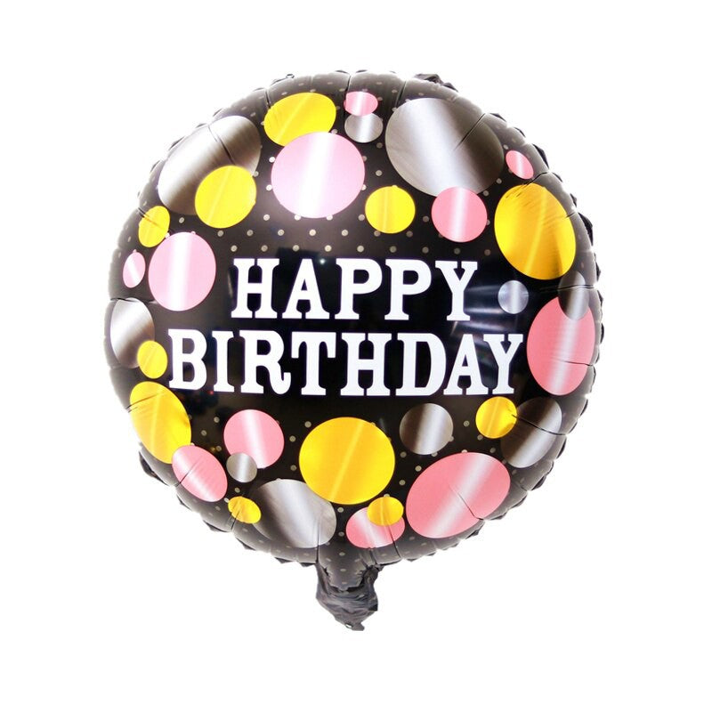 18" Happy Birthday Foil Balloon