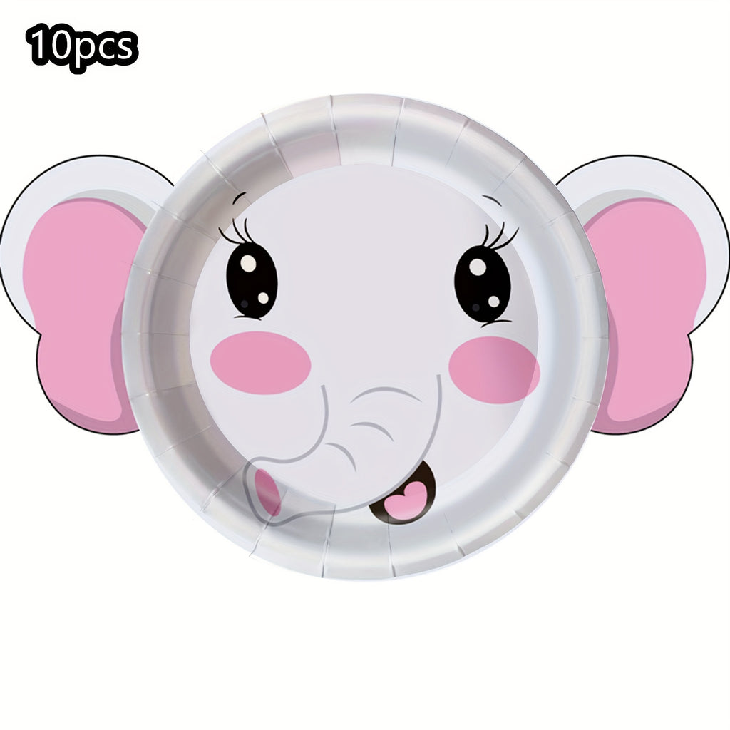 Jungle Animals Disposable Paper Plates