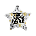 18" Grad Star Congrats Foil Balloon