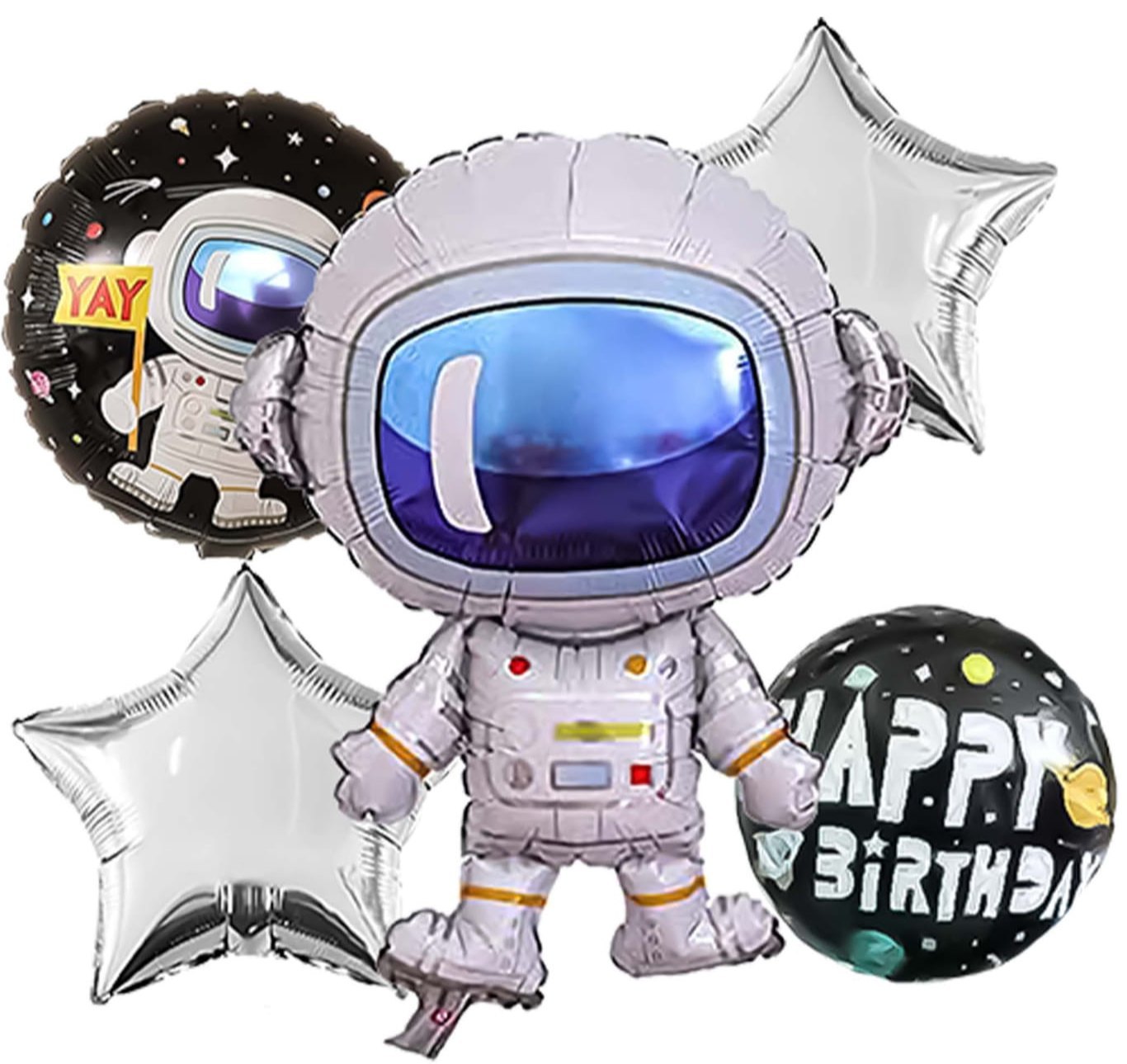Space Theme Foil Balloon Set