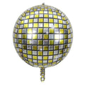 Silver & Gold Disco Ball ORBZ Foil Balloon