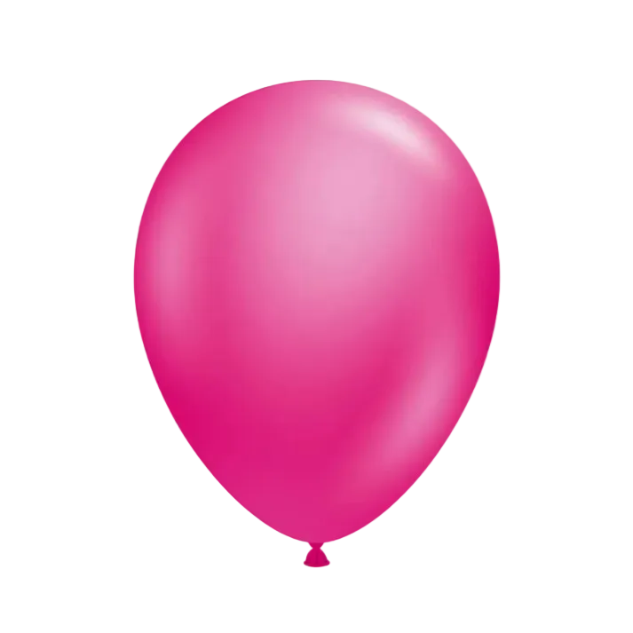 Fuchsia - Chrome Colors Latex Balloon