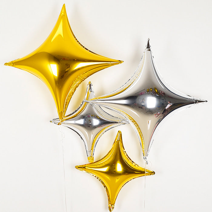 Four Point Star Foil Balloon