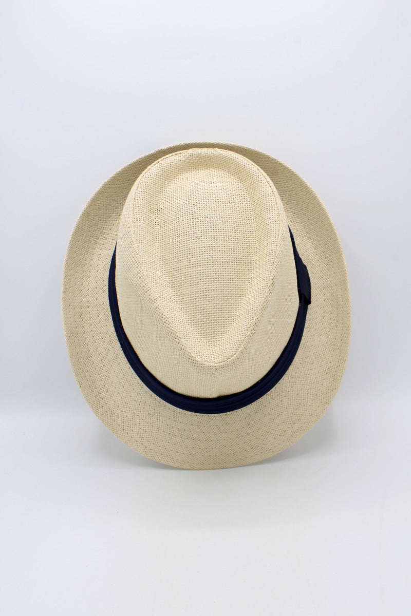 Unisex Fedora Straw Bucket Hat