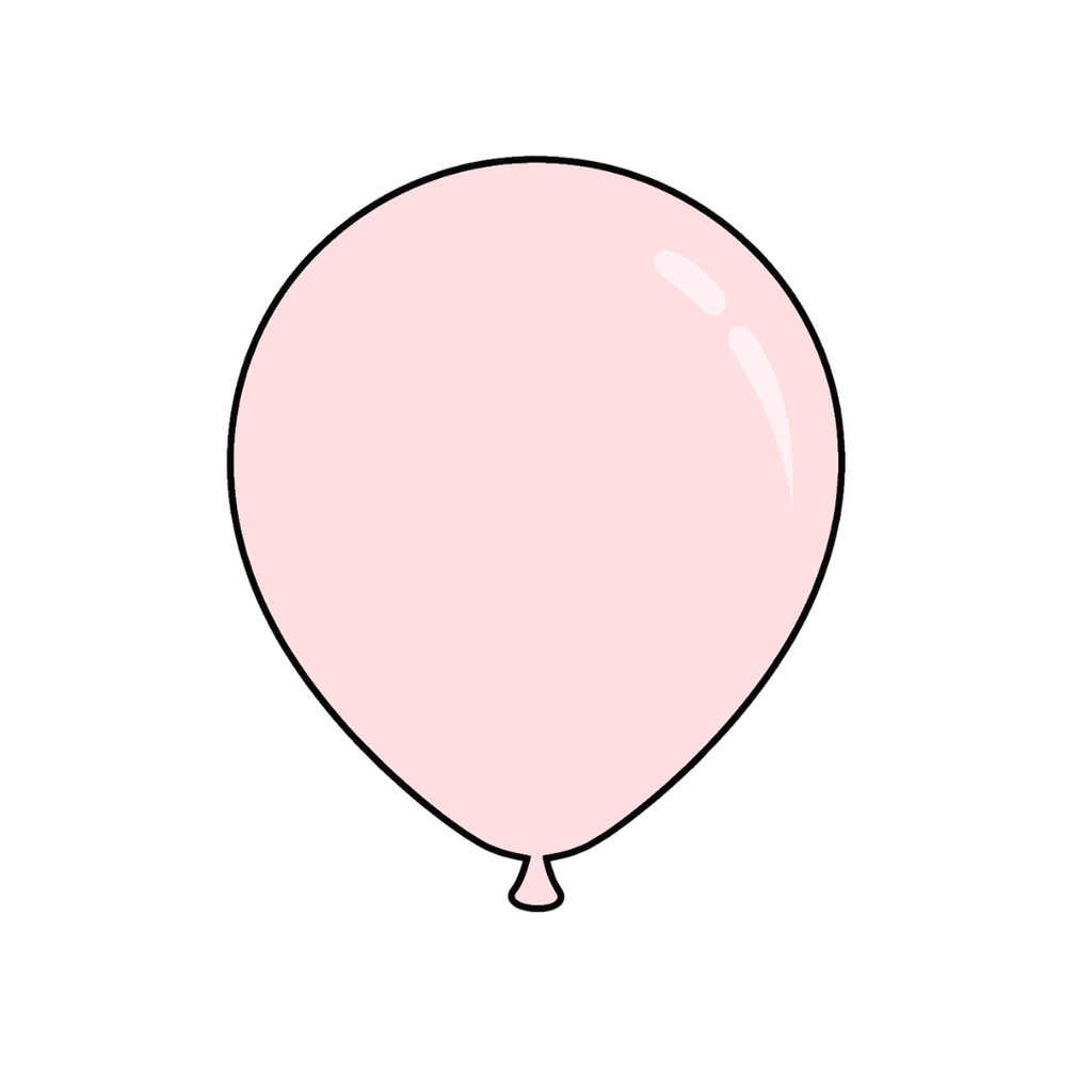5" Solid Color Latex Balloon - 100 per pack