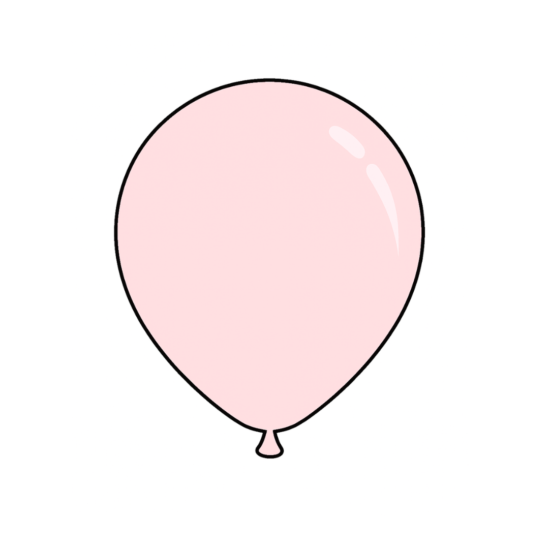5" Solid Color Latex Balloon - 100 per pack