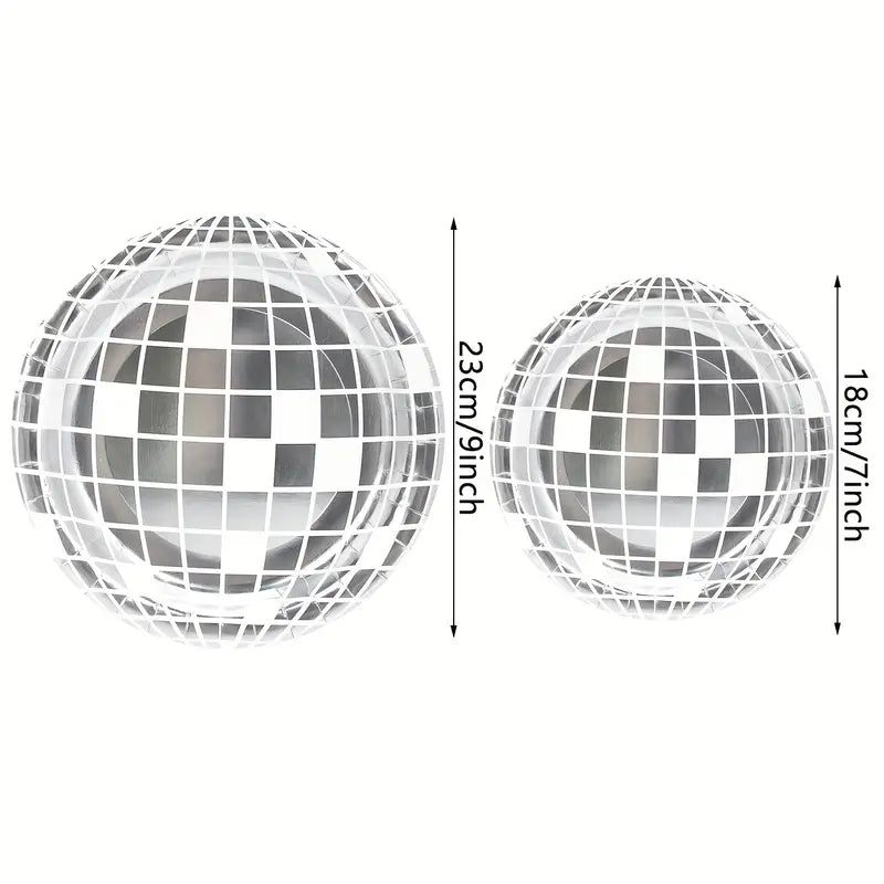 Glittering Disco Theme Party Tableware Set