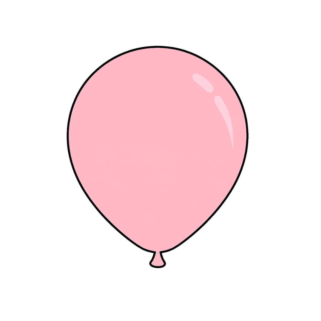 5" Solid Color Latex Balloon - 100 per pack