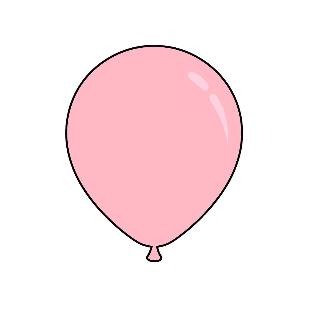 5" Solid Color Latex Balloon - 100 per pack