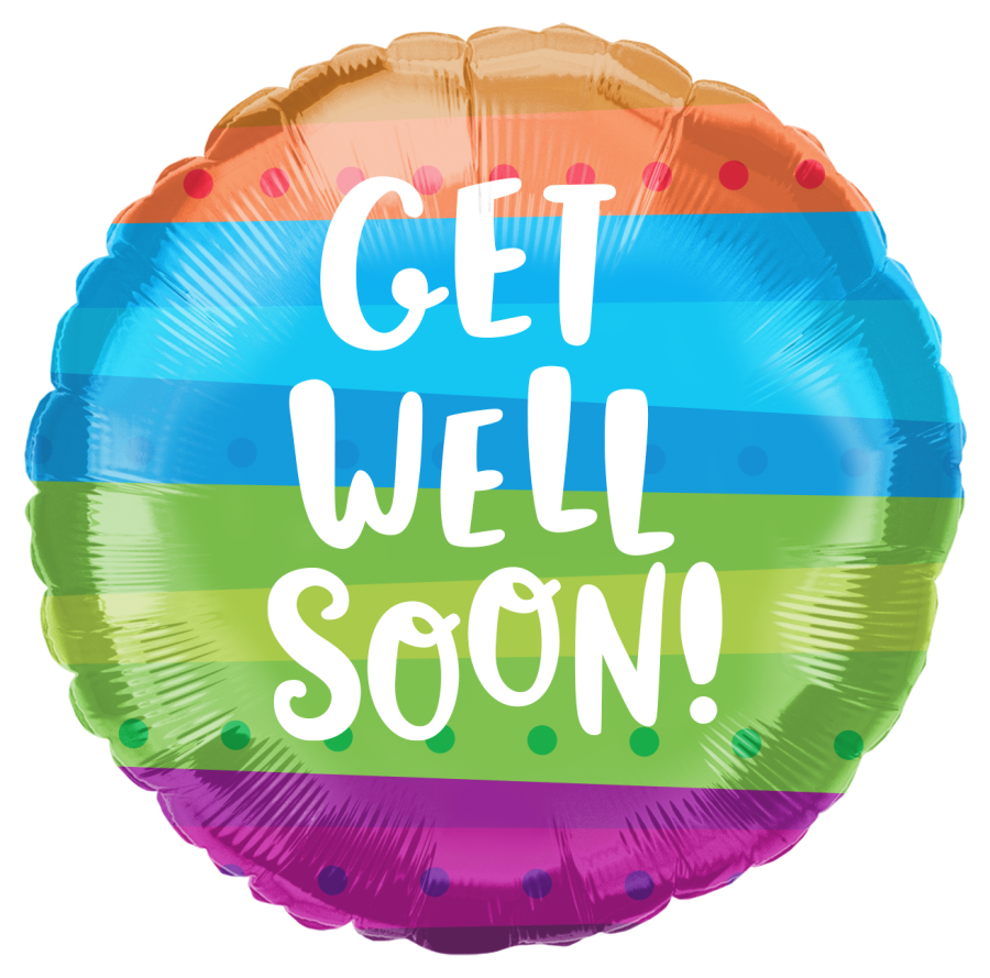 10" Get Well Soon Foil Balloon