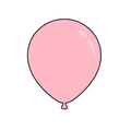 Pink - Solid Colors Latex Balloon