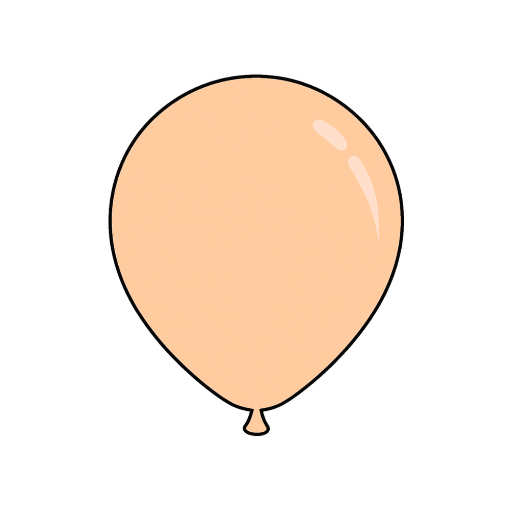 5" Solid Color Latex Balloon - 100 per pack
