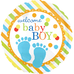 18" Welcome Baby Foil Balloon