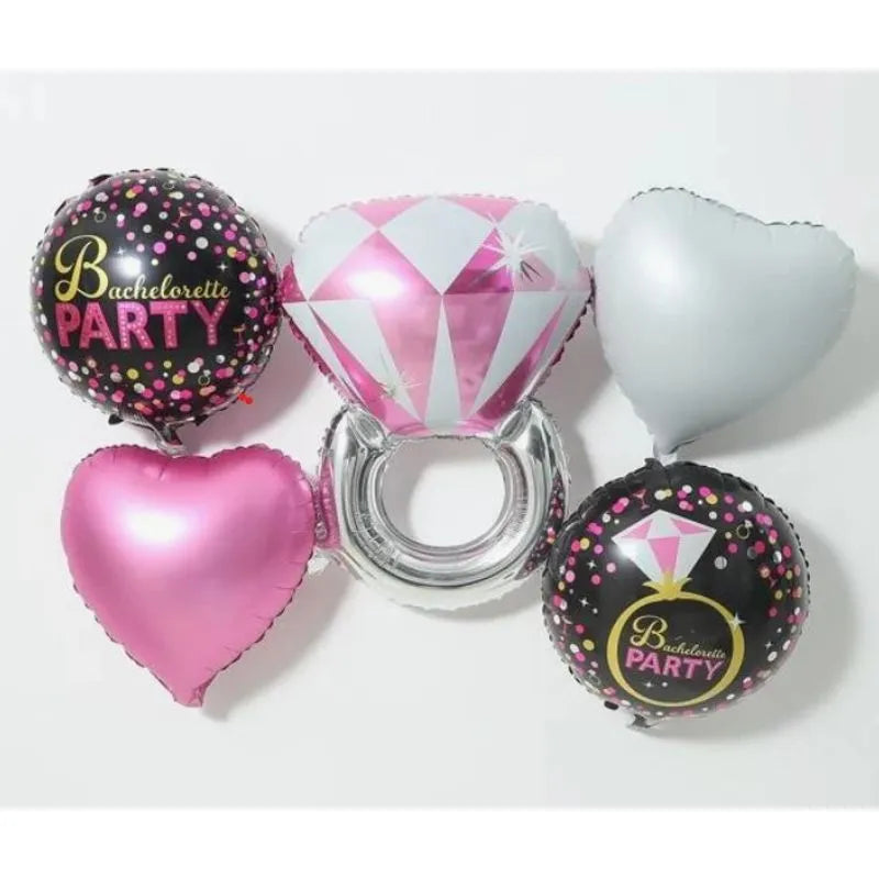 Bachelor Engagement Ring Foil Balloon Set