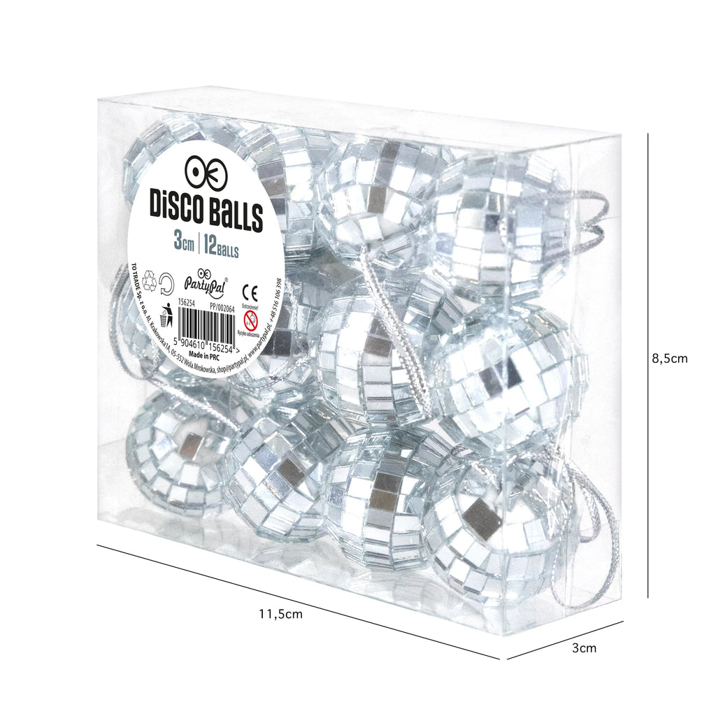 1.2" Mirror Disco Balls Decoration