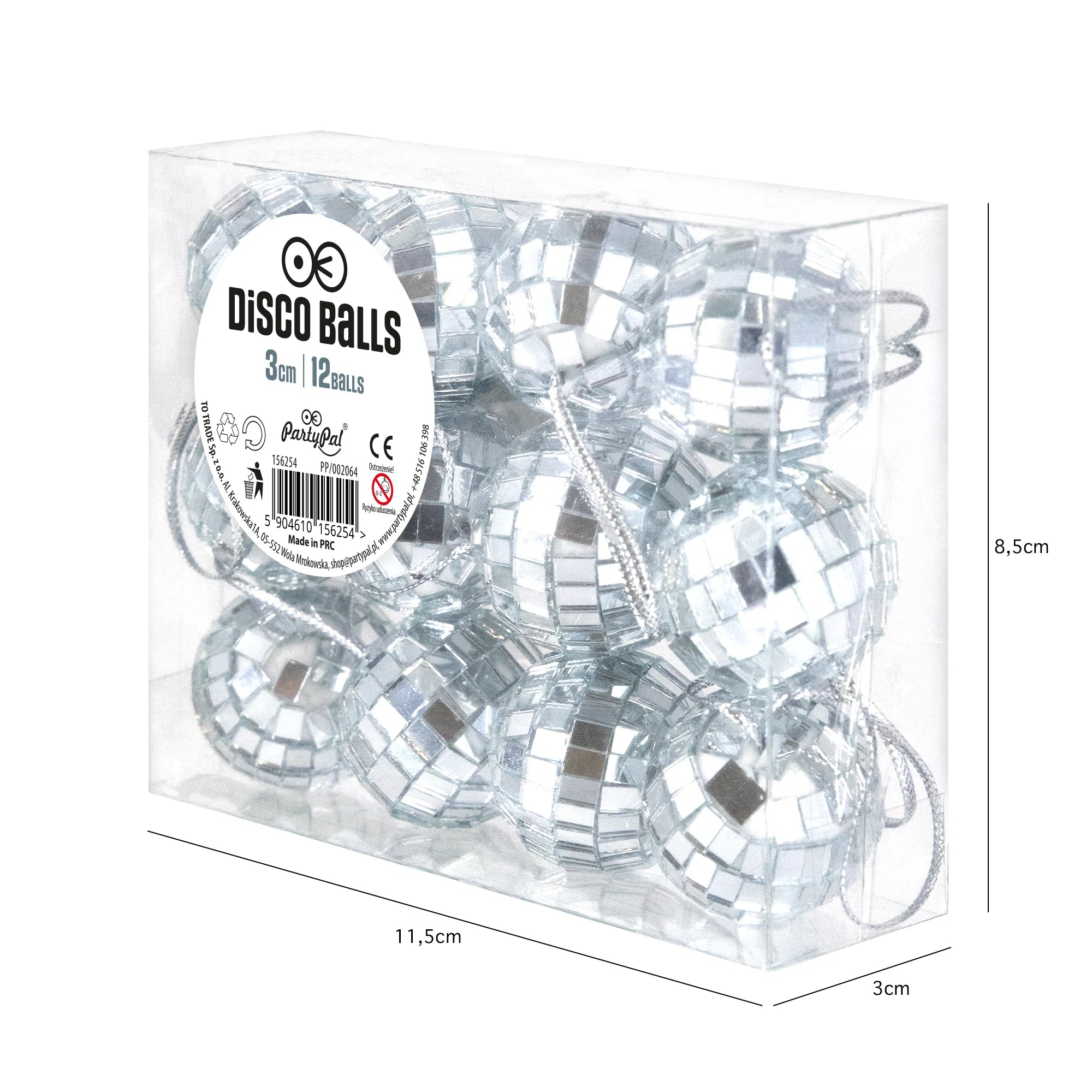 1.2" Mirror Disco Balls Decoration