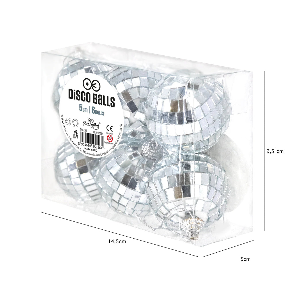 1.9" Mirror Disco Balls Decoration