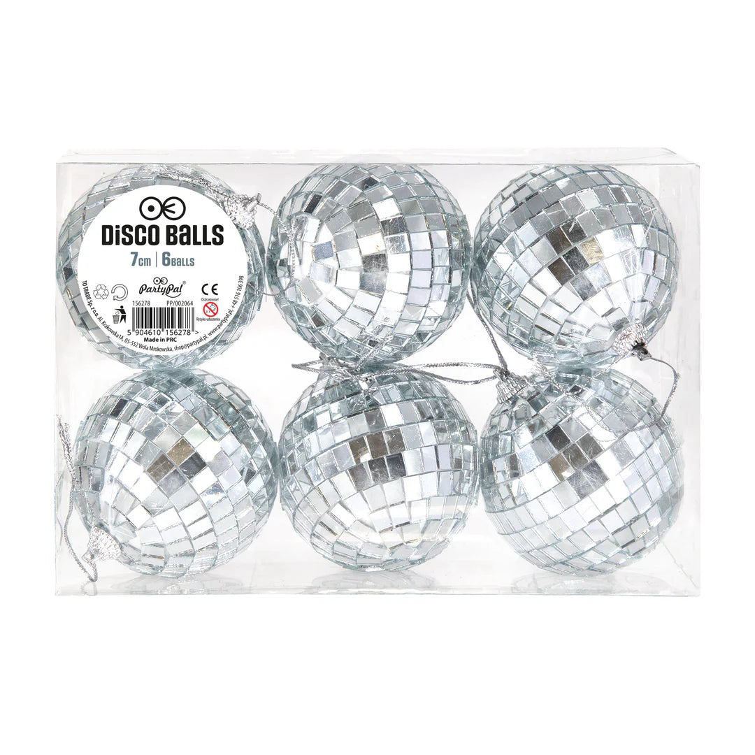 2.7" Mirror Disco Balls Decoration