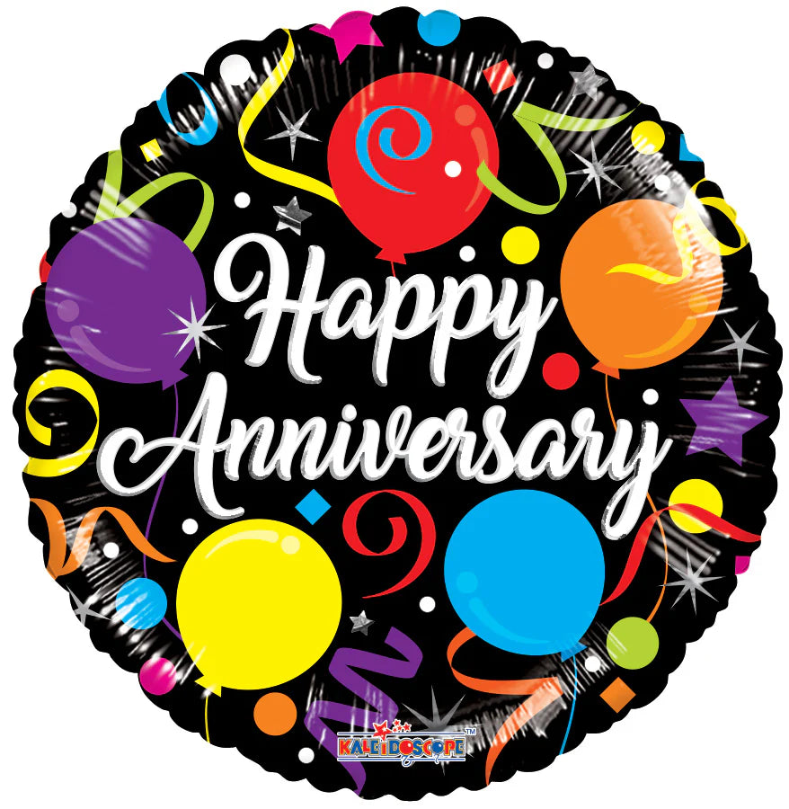 18" Happy Anniversary Foil Balloon