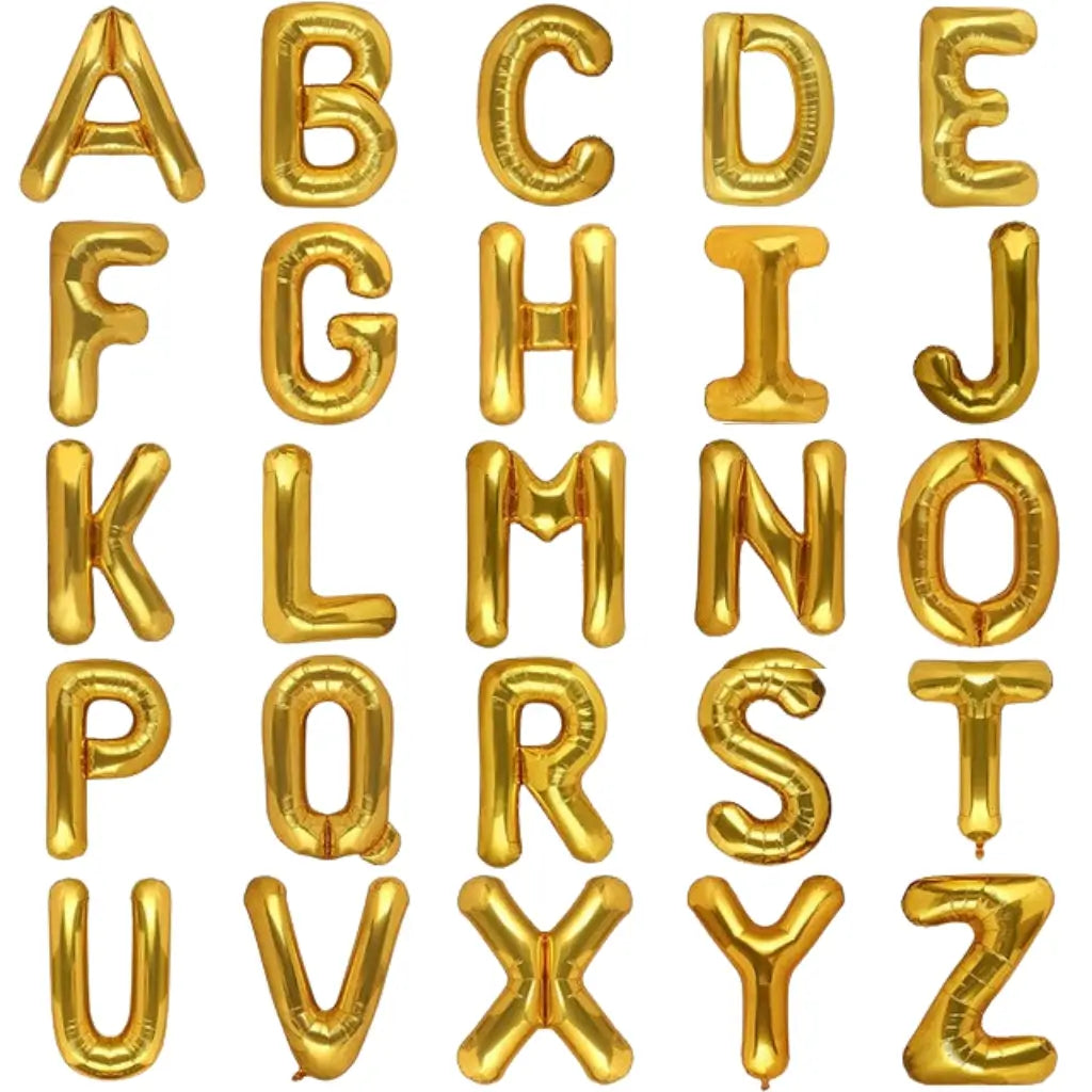 Letters Foil Balloons