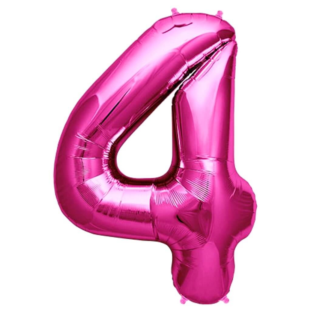 34" Numbers - Pink