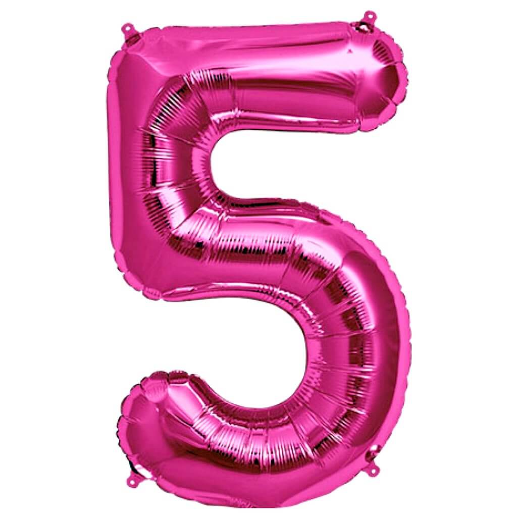 34" Numbers - Pink