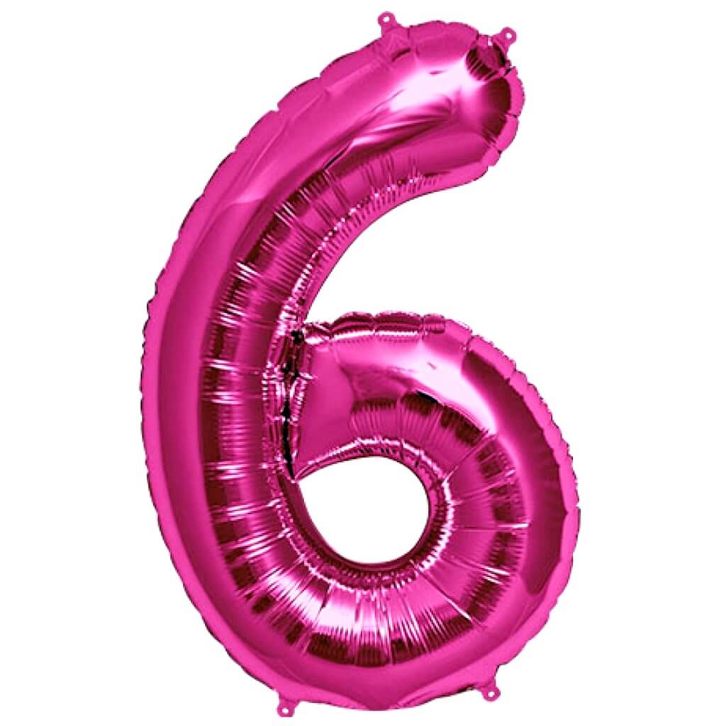 34" Numbers - Pink