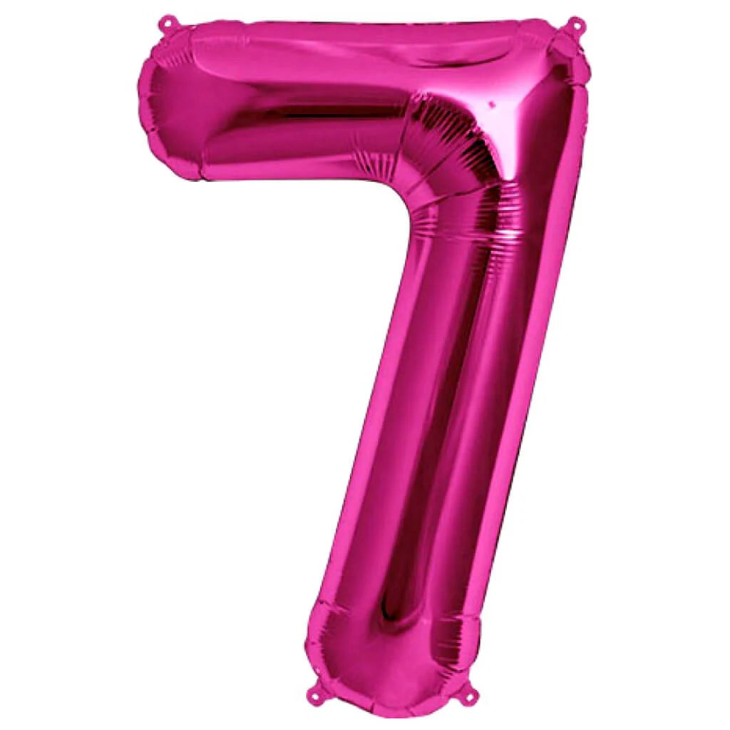 34" Numbers - Pink