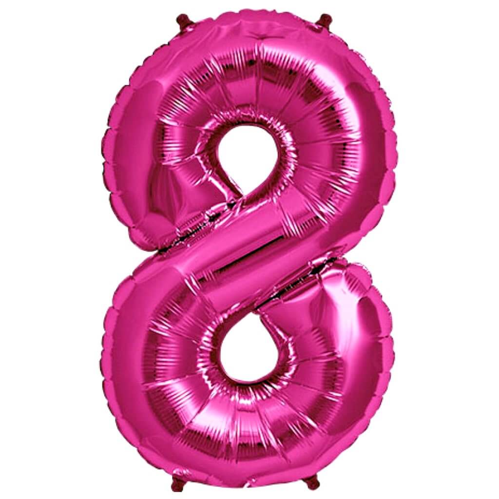 34" Numbers - Pink