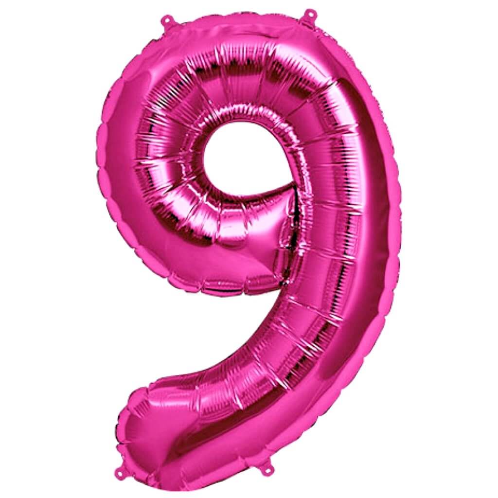 34" Numbers - Pink