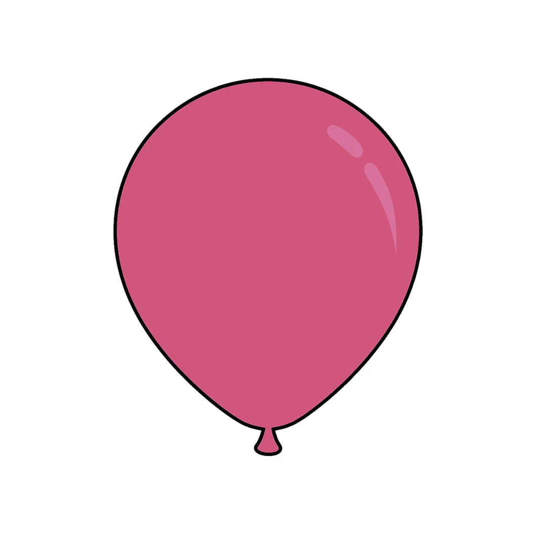Magenta Raspberry - Solid Colors Latex Balloon