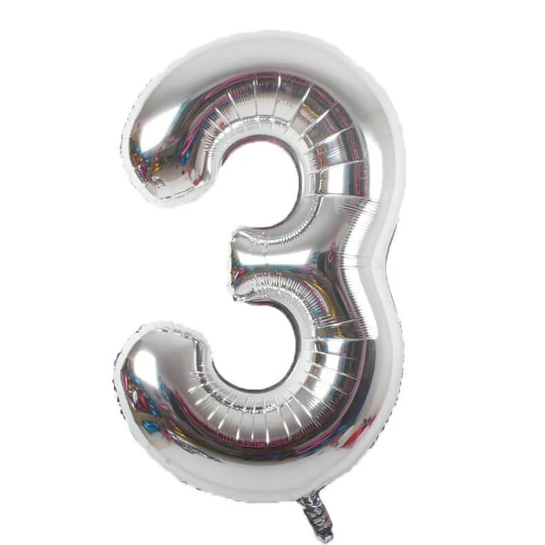 Numbers - Silver