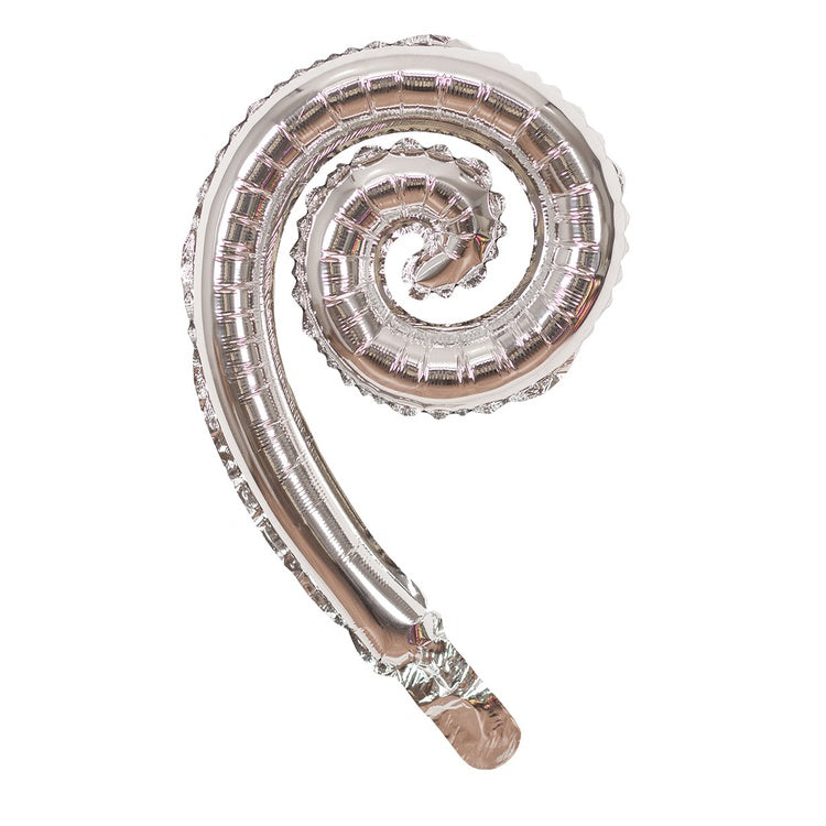 17" Curly Spiral Wave Foil Balloon