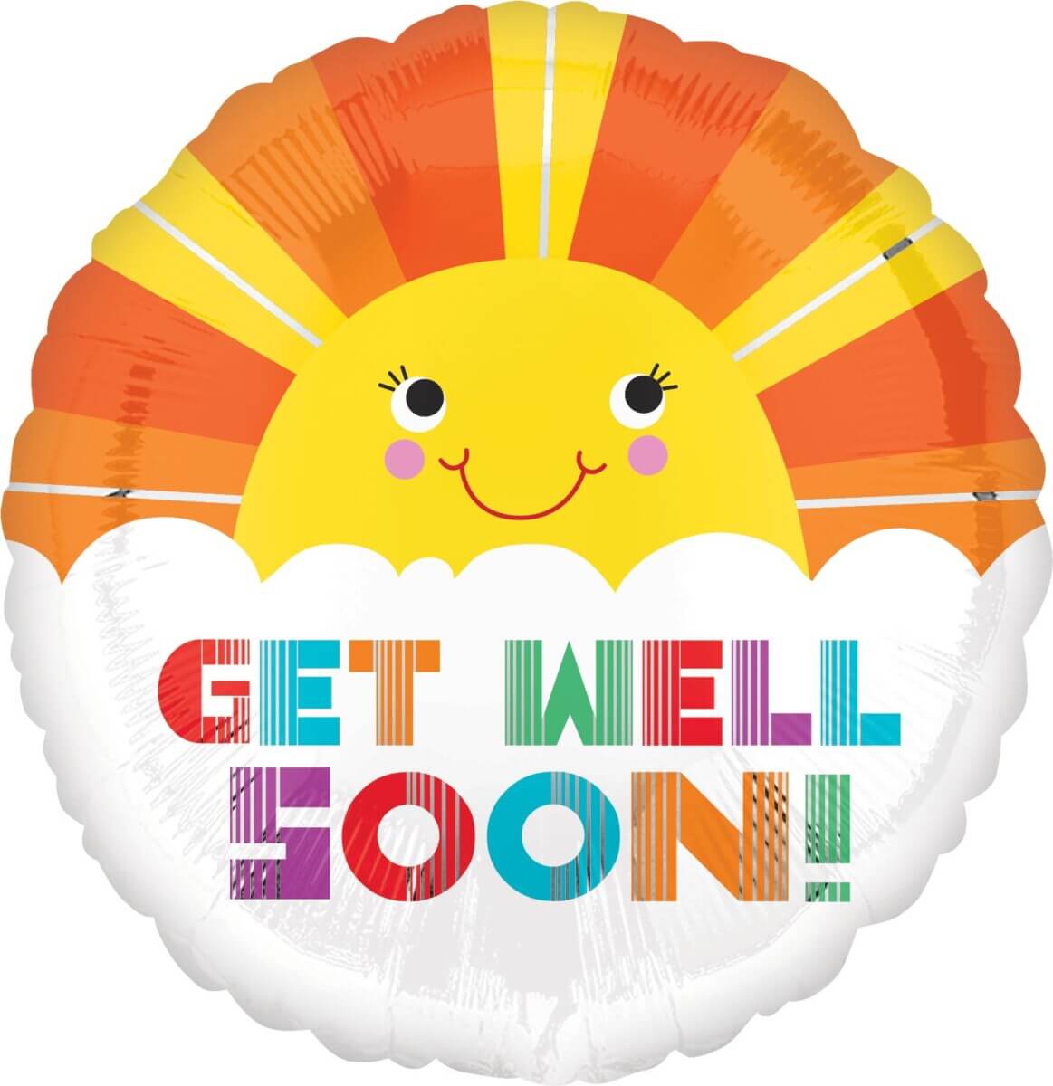 18" Get Well Soon Foil Balloon