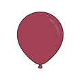 Wild Berry - Solid Colors Latex Balloon