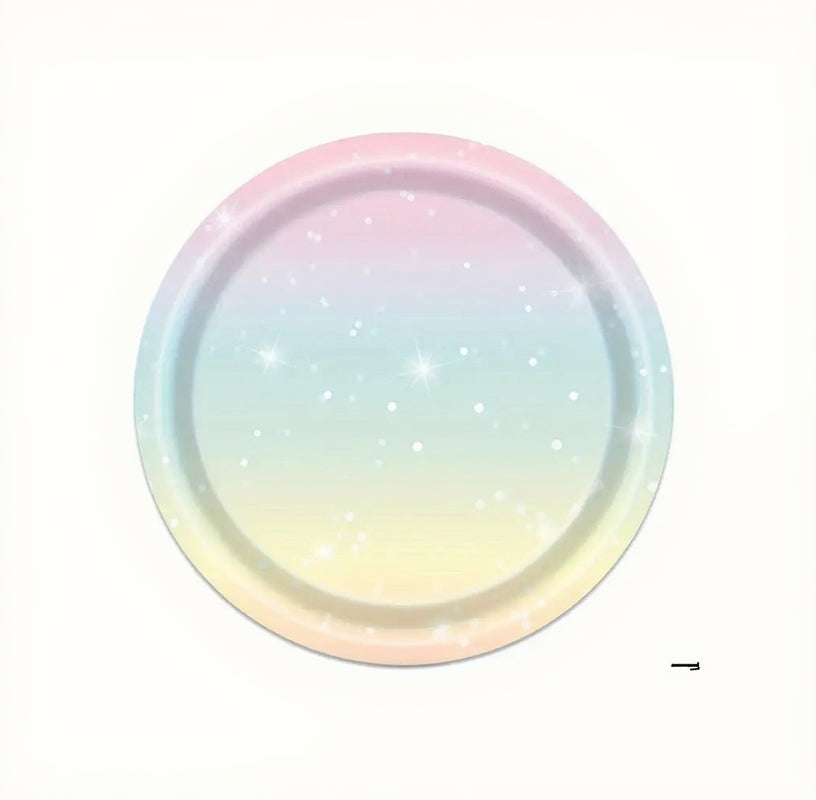 Rainbow Birthday Party Tableware Set
