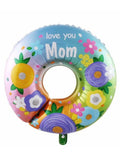 28" Love You Mom' Foil Balloon