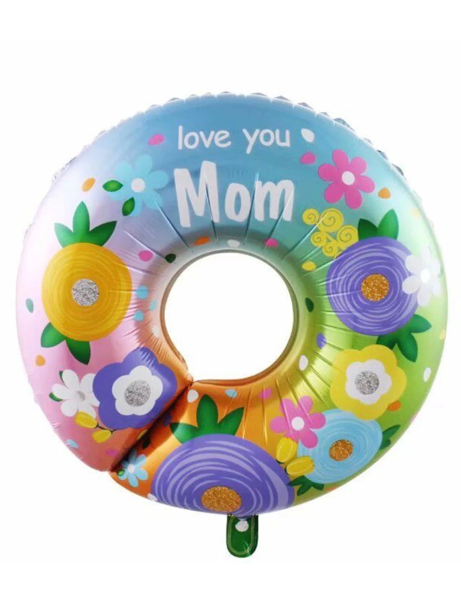 28" Love You Mom' Foil Balloon
