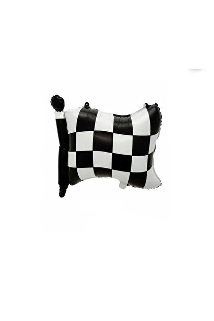 Checkered Square Flag Foil Balloon