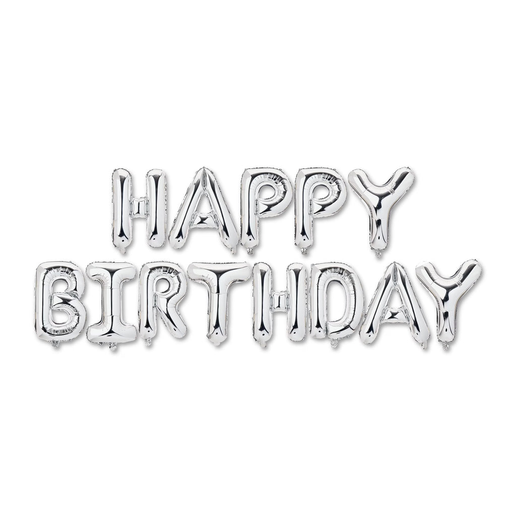16" Happy Birthday Banner Foil Balloon