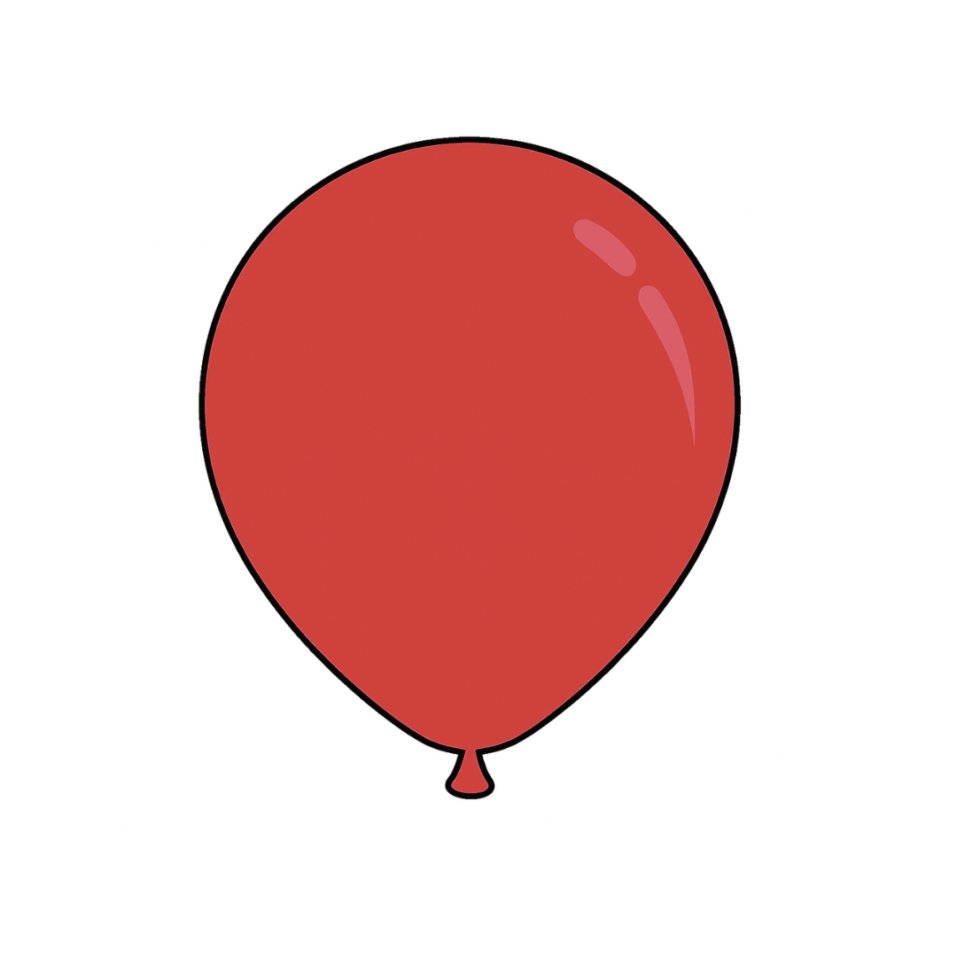5" Solid Color Latex Balloon - 100 per pack