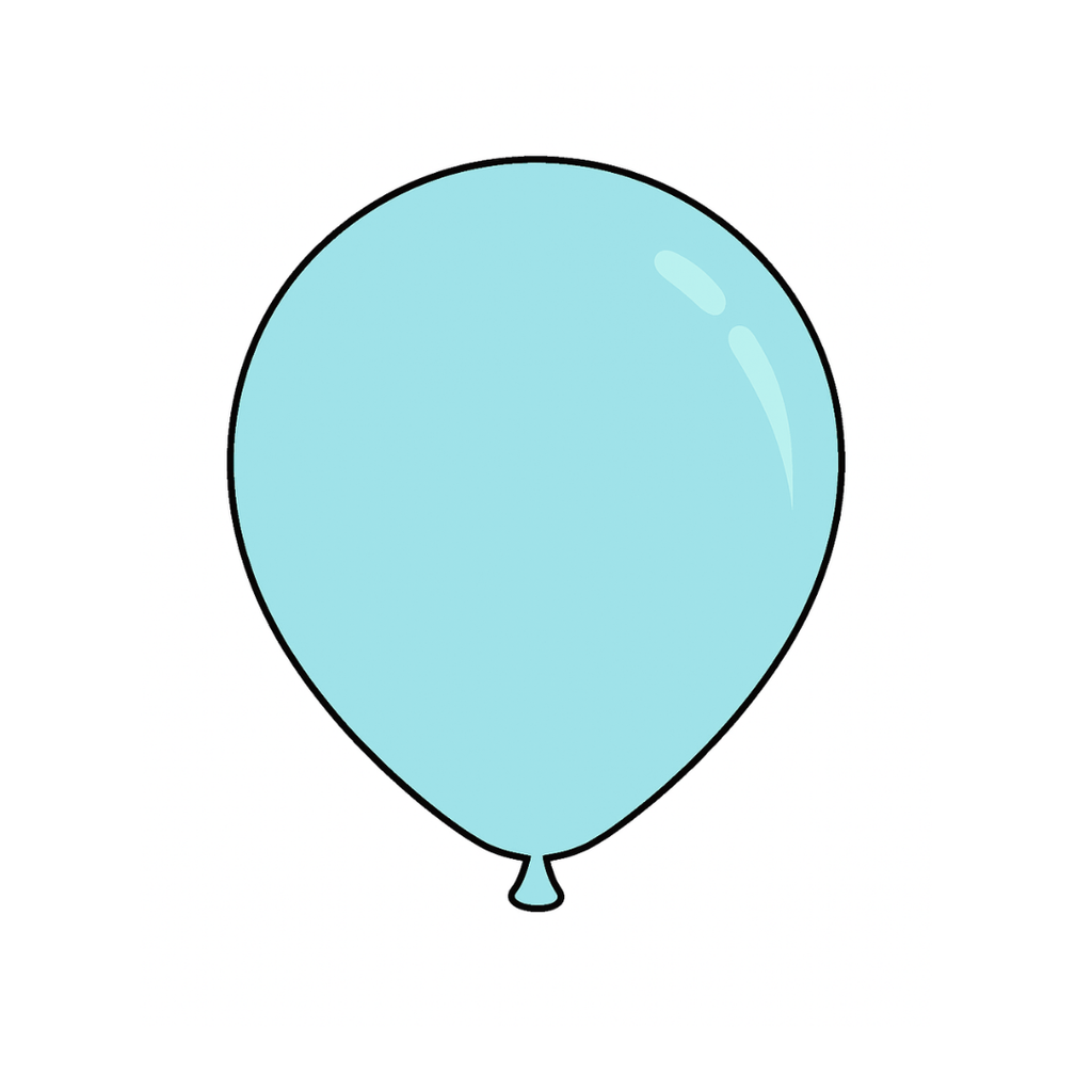 5" Solid Color Latex Balloon - 100 per pack