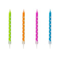 Colored Cake Candles 24 Pieces