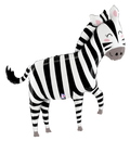 Zebra - Zoo Theme Foil Balloon
