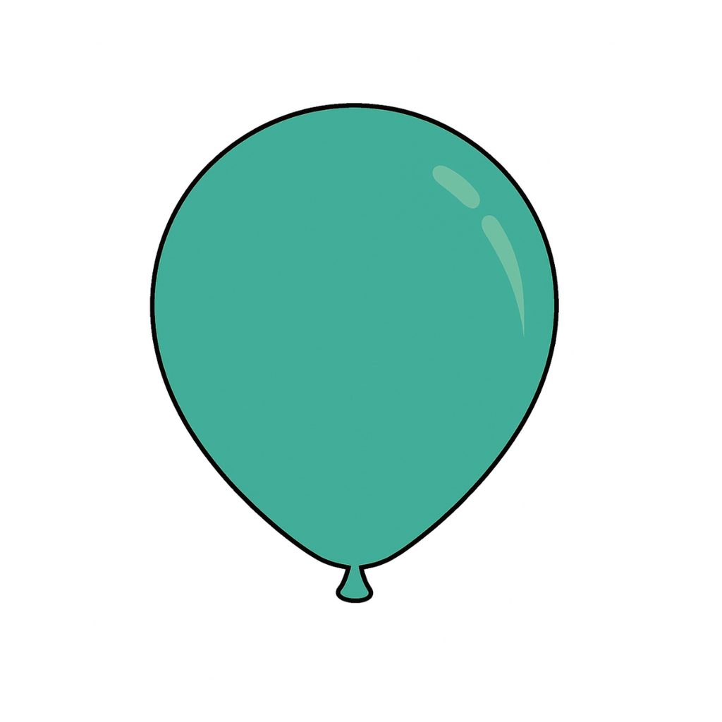 5" Solid Color Latex Balloon - 100 per pack