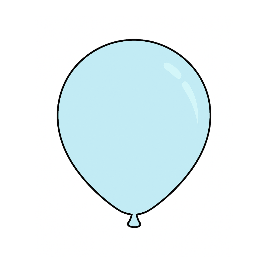 5" Solid Color Latex Balloon - 100 per pack