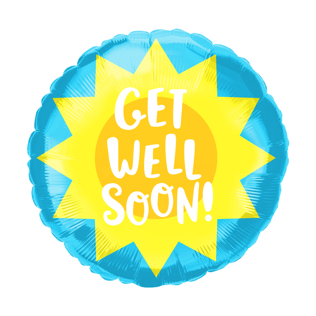 10" Get Well Soon Foil Balloon