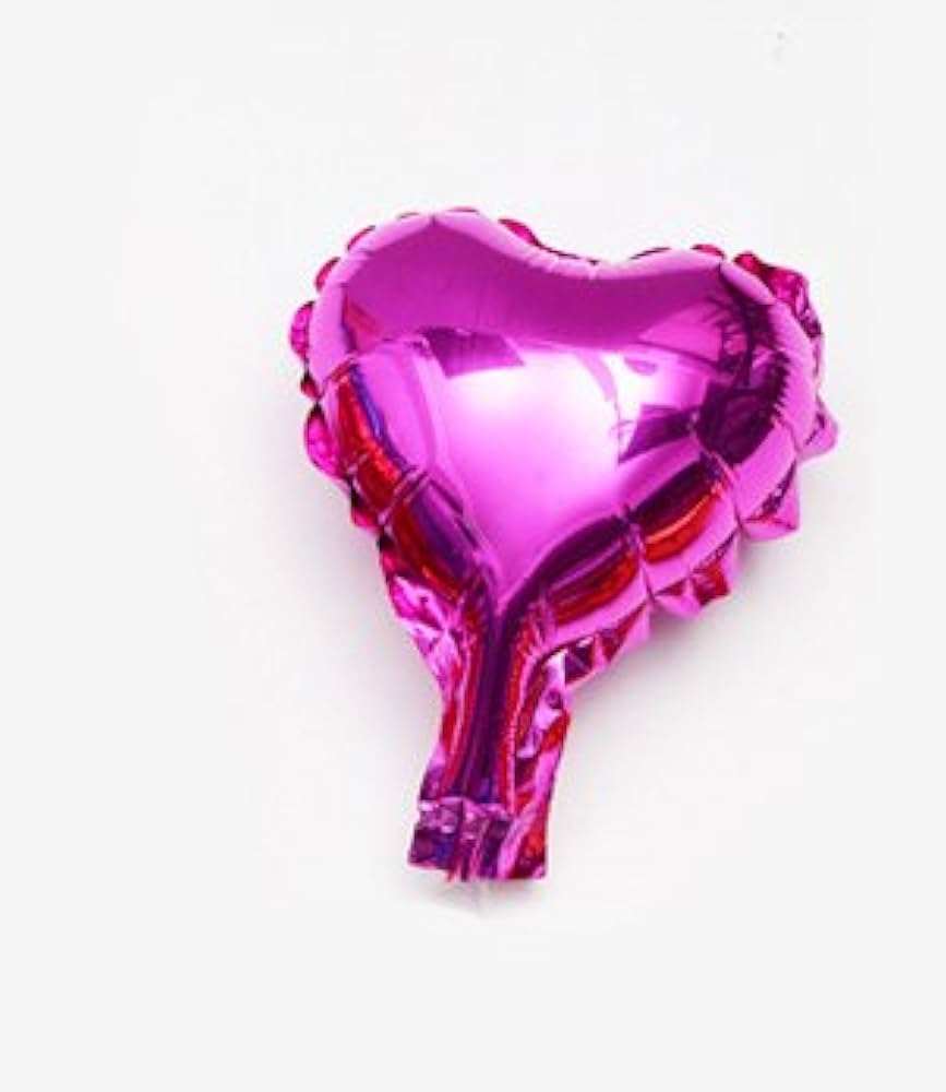 5"  Heart Shaped Foil Balloon